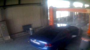 Случай на автомойке: заезд