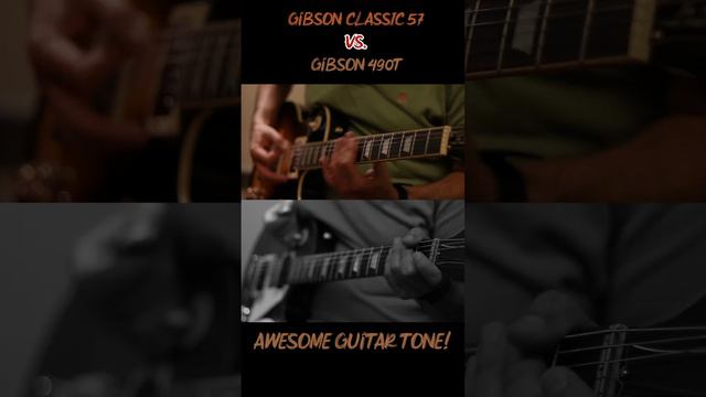 Gibson Classic 57 Vrs Gibson 490T Battle off Gibson Pickups Bridge Position смотреть онлайн