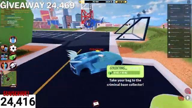 ? Jailbreak Season 17 LEAKS! Trading/Grinding (Roblox Live) смотреть онлайн