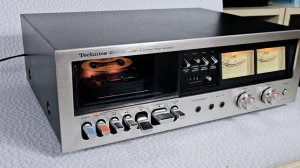 Кассетная дека Technics RS-630U. Стрелки!  Первое включение.