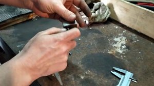 Самодельный замок на тормозной диск мотоцикла.