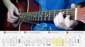 GORILLAZ – Clint Eastwood (fingerstyle guitar cover with free tabs)