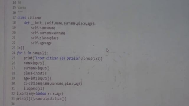 Python - Exercises, Class, Object