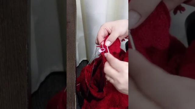 Платье-туника спицами ❤️/Закрытие горловины крючком / смотреть онлайн