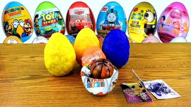 play doh surprise eggs