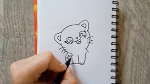 Как нарисовать котёнка