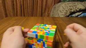 Обзор кубик Рубика 10х10 (MoYu MeiLong) часть 2