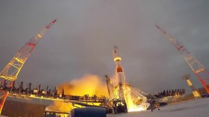 Пуск ракеты носителя «Союз 2 1б с космодрома Плесецк