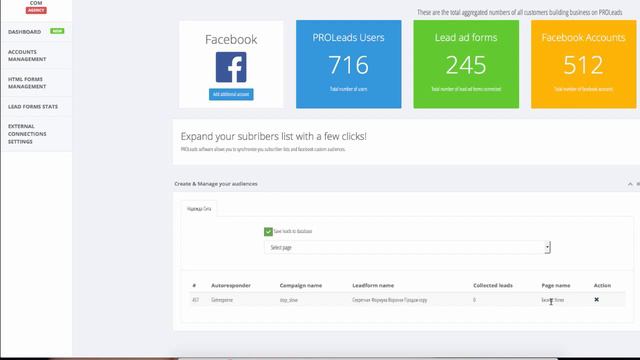 PROLeads Автоматическая Интеграция FB форм подписок с Вашей CRM Системой смотреть онлайн