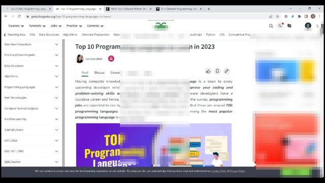 Hazeltine :  The top programming languages to learn in 2023. Post the introduction of ChartGPT