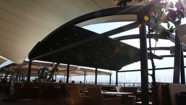 Pergola Russia - Тентовая арочная пергола. Биоклиматическая Пергола. Веранда для ресторана.