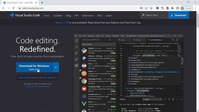 Node.js Tutorial for beginners | Download and Install VSCode For Node.js | In Odia | PART-11