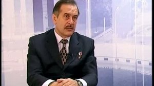 фрагмент интервью с космонавтом П.В.Виноградовым. ведущий Алексей Савин.			
