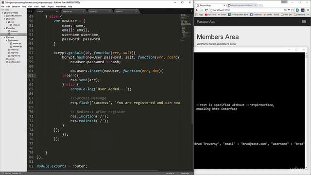 Backend programming with Node.js | Full stack developer Cource 2021| Node.js 10  Password Encryptio
