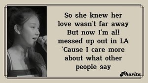 BABYMONSTER PHARITA what other people say lyrics