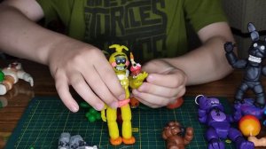 Видео лепка ФНАФ, FNAF Хэлпи, Фредди, Той Чика, Шедоу Бонни и персонажи игры зомби против растений!