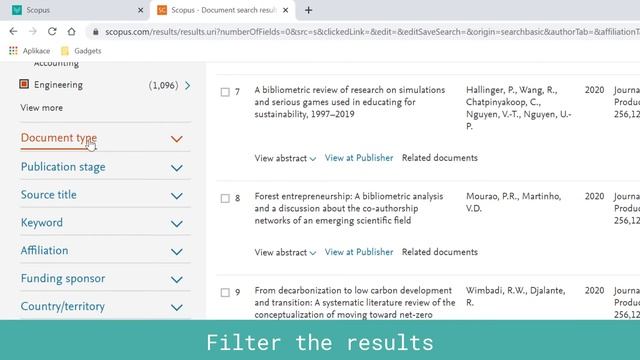 Searching in SCOPUS смотреть онлайн