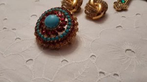 Винтажная бижутерия, старинные редкие броши ,находки с барахолки и блошиного рынка