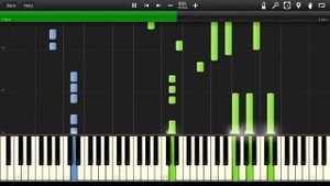 Кино - Звезда по имени Солнце [Synthesia Tutorial]