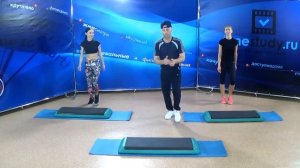 СТЕП АЭРОБИКА базовый уровень УРОК 0 с Константином Баевым mp4