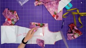 Платье по косой нити с завязкой бант на шее - МК