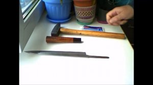 Замена рукояти японского кухонного ножа