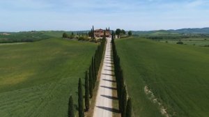 Toscana Val d'Orcia - Tuscany view from drone