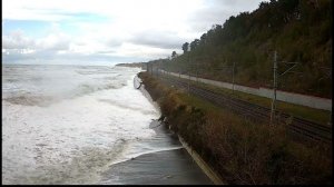 Вардане, ШТОРМ 27.11.2023 / black sea, storm, Russia 11/27/2023