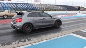 Mercedes GLA 45 AMG vs Bad Ass Buick Twin Turbo