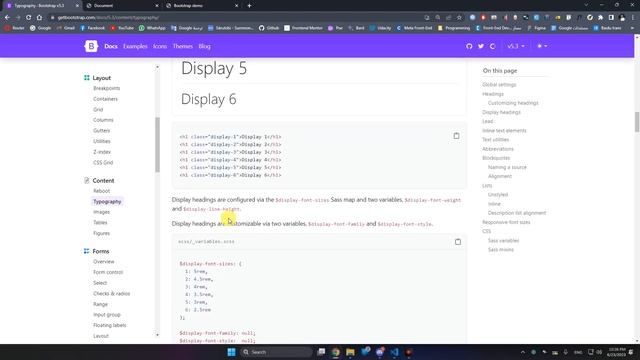 [04] - [Bootstrap Docs] - Content смотреть онлайн