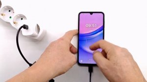 Samsung Galaxy A15 charging test