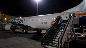 AIRPORT DUBAI.FLY DUBAi. BOEING 737-800.COLOMBO-DUBAI.