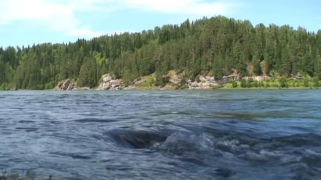 Звуки природы. Журчание чистой горной реки - верховье Бии. Алтай смотреть онлайн