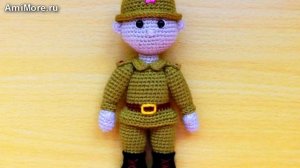 Амигуруми: схема Солдата. Игрушки вязаные крючком - Free crochet patterns.