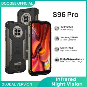 Смартфон, DOOGEE S96 Pro, Android 10, 8 ГБ ОЗУ, 128 Гб ПЗУ, 48 МП.
