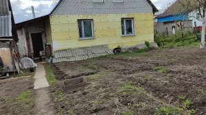 Обзор огорода на проекте Суворова. Майский снег. Кондуктор (маркер) для посадки лука. 06052023.