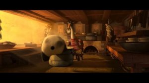 Отец По рассказывает как его встретил. Кунг Фу Панда 2. 4К