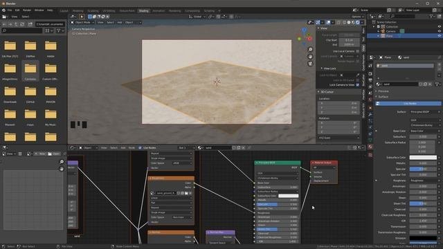 Substance To Blender: 01 - Exporting Textures And Material Setup