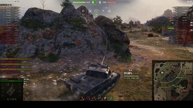 AMX50B добиваю 3 отметку старт 92,1 4000+dmg смотреть онлайн