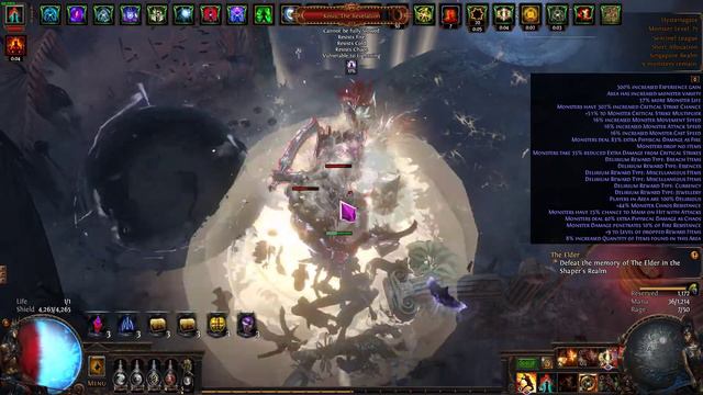 Path of Exile [3.18] Simulacrum Wave 25-30 | Smite Armor Stacker Ascendant Face Tanking Dual Bosses смотреть онлайн