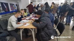 Беженцы из Мариуполя в Таганроге