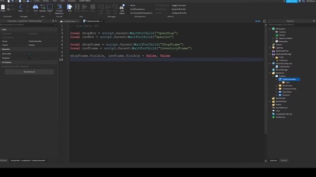 ROBLOX STUDIO Tutorial | How To Make A Trail Shop With A Inventory! смотреть онлайн