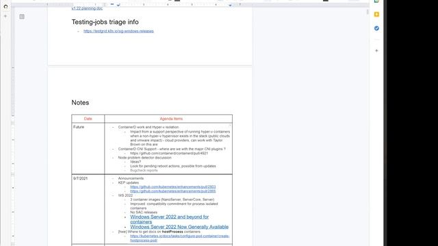 Kubernetes SIG-Windows 20210907 смотреть онлайн