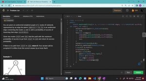 Path with Maximum Probability | Graphs|Dijkstra's algorithm |Google |Leetcode challenge 1514 |Mediu