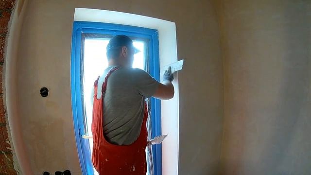 КАК быстрее и качественнее клеить стеклохолст на откосы / стеклохолст на шпаклевку