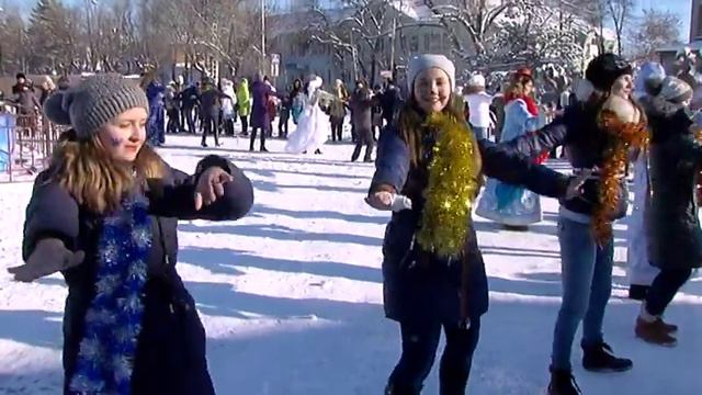 Открытие городской ёлки в г. Новошахтинске смотреть онлайн