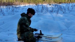 СМЕКАЛКА ОХОТНИКА. ЛЫЖИ ОХОТНИЧЬИ не в тягость. ДЕДОВСКИЙ способ переноски лыж.