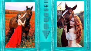 Девочка в платье из ситца.