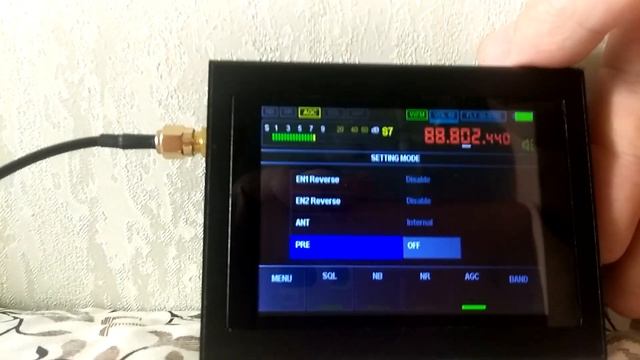 Malahit. Регулировка усиления сигнала на FM. смотреть онлайн