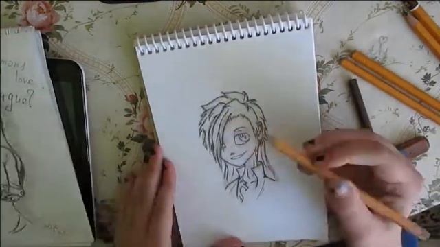 Создание рисунка (ускоренное воспроизведение), попутно пою, люблю сочинять истории / Хобби-студия смотреть онлайн